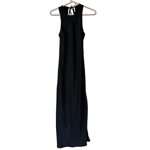 House of Harlow 1960 slip maxi dress silky satin minimalist whimsigoth  goth XS - Picture 3 of 14